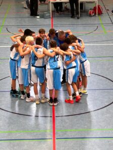 Spannendes Spiel in der U14m Bayernliga – knapper Sieg gegen Falcons eV